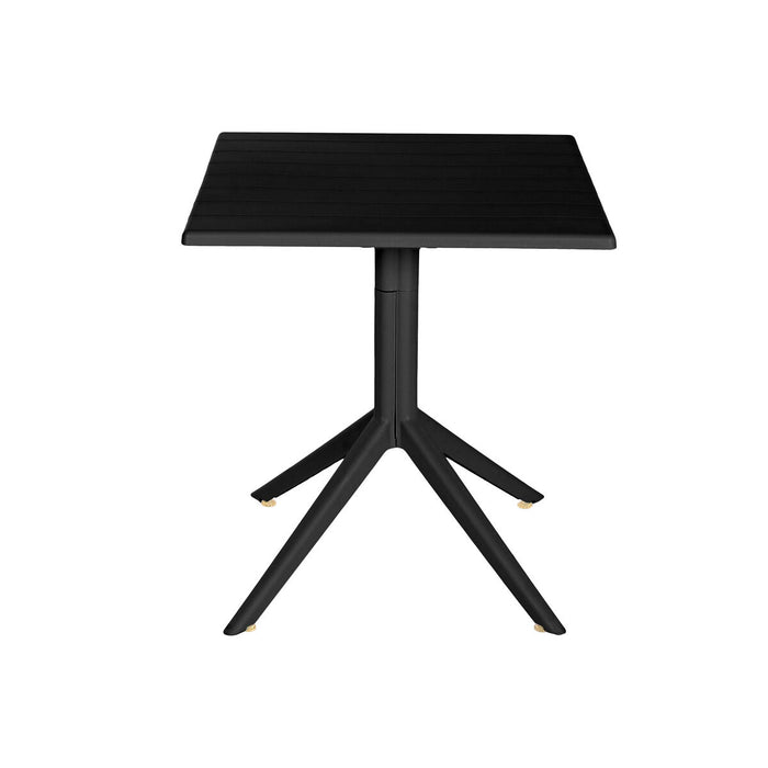 Table de Salle à Manger Home ESPRIT Noir Métal polypropylène 70 x 70 x 75 cm