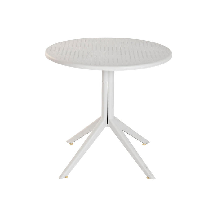 Mesa de Comedor Home ESPRIT Gris Metal Polipropileno 80 x 80 x 75 cm