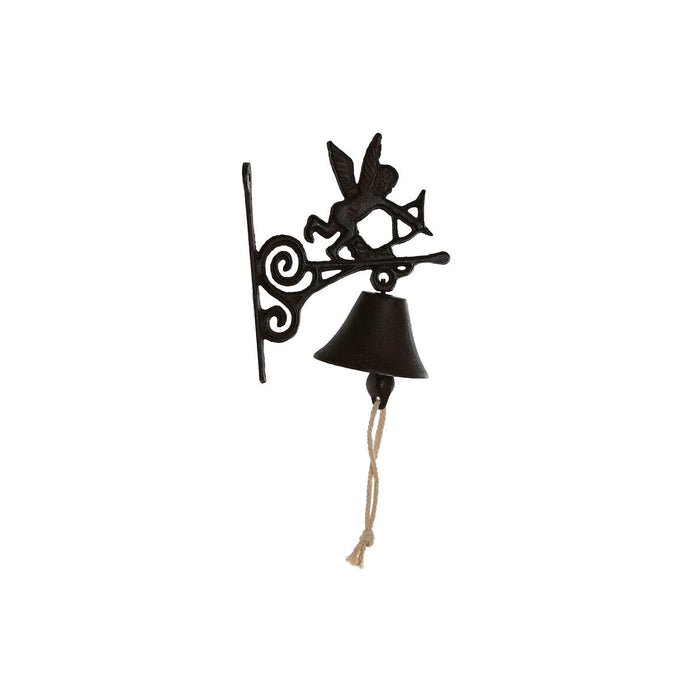 Campana Home ESPRIT Marrón Negro Hierro 16,5 x 10 x 21 cm