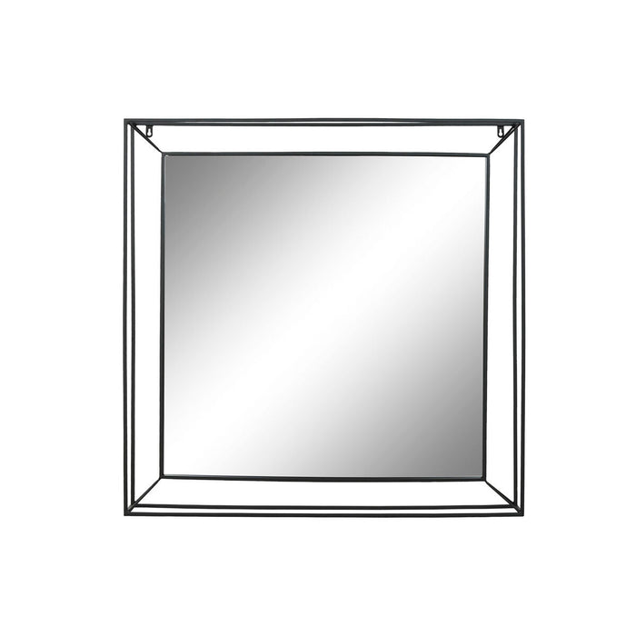 Espejo de pared Home ESPRIT Negro Vintage 90 x 10 x 90 cm