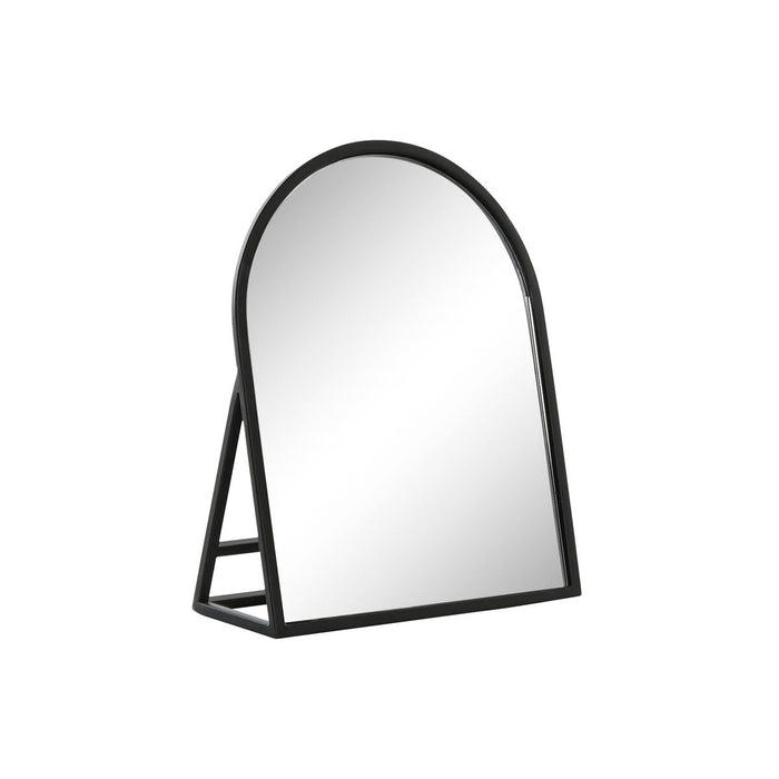Espejo de pared Home ESPRIT Negro Cristal Hierro 20 x 8,5 x 25 cm
