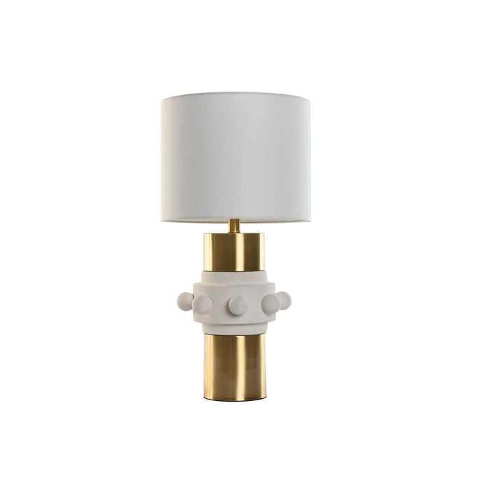 Desk lamp Home ESPRIT White Golden 50 W 220 V