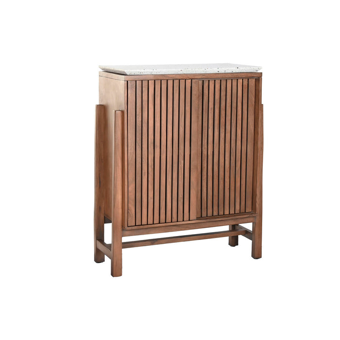 Aparador Home ESPRIT Acacia Terrazo 80 x 40 x 110 cm