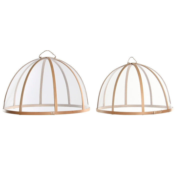 Cubreplatos Home ESPRIT Bambú 35 x 35 x 22 cm