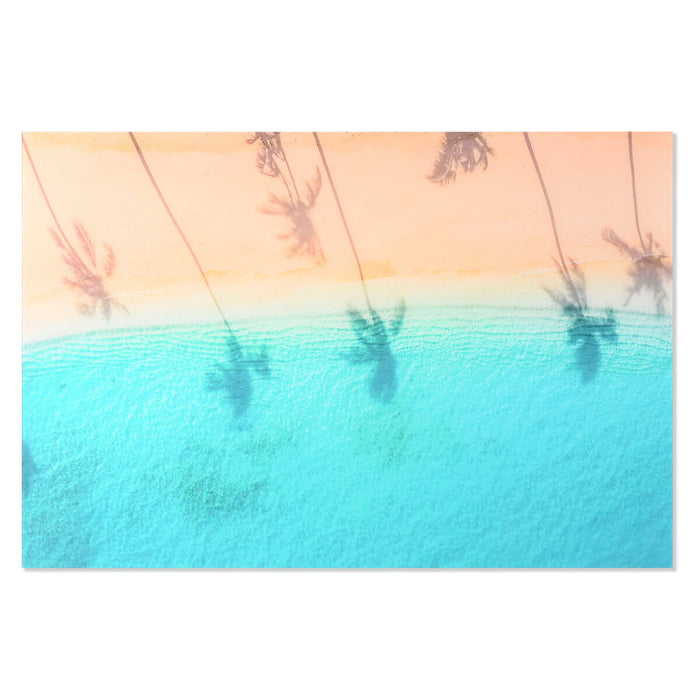 Painting Home ESPRIT Blue Beige Printed 150 x 0,4 x 100 cm