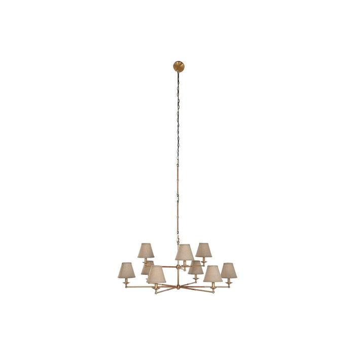 Lámpara de Techo Home ESPRIT Beige Dorado Latón 25 W 113 x 113 x 132 cm