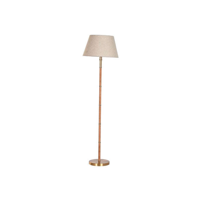 Lámpara de Pie Home ESPRIT Beige Dorado Natural 50 W 220 V 42 x 42 x 154 cm