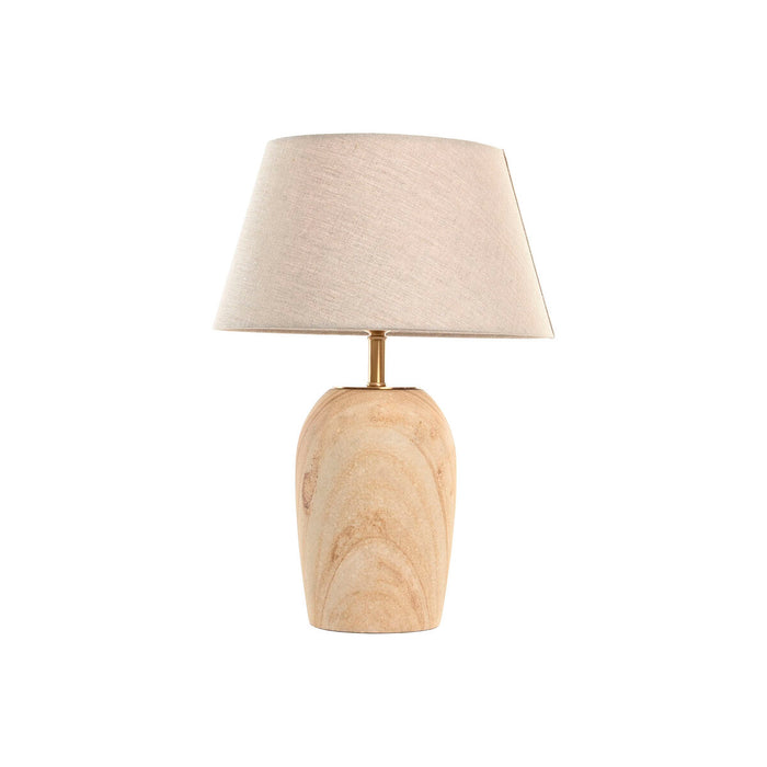 Desk lamp Home ESPRIT Beige Golden Natural 50 W 220 V
