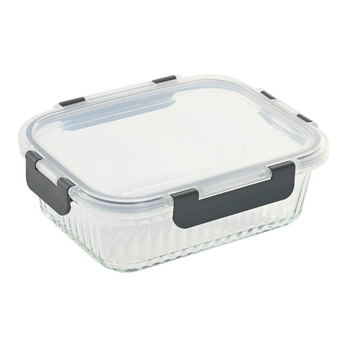 Fiambrera Home ESPRIT Transparente Polipropileno Vidrio de Borosilicato 1,5 L