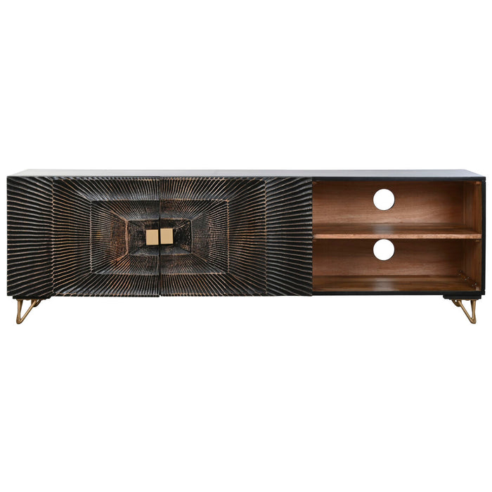 Mueble de TV Home ESPRIT Negro 160 x 40 x 50 cm