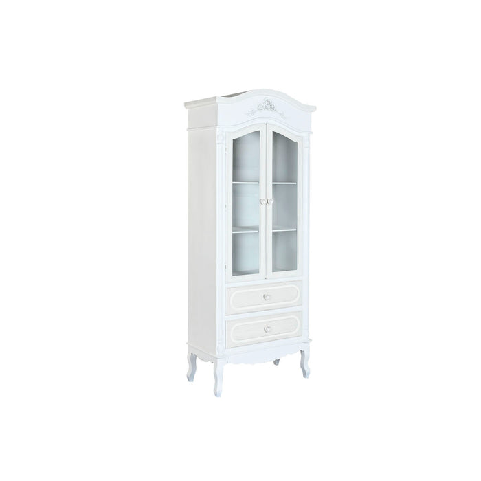 Vitrina Home ESPRIT Blanco Madera Cristal 76 x 39 x 193 cm