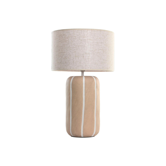 Lámpara de mesa Home ESPRIT Blanco Marrón 50 W 220 V
