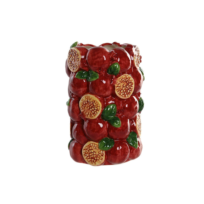 Vase Home ESPRIT Vert Bordeaux Céramique 21 x 21 x 30 cm