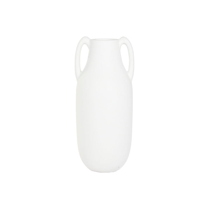 Jarrón Home ESPRIT Beige Fibra 38 x 38 x 90 cm