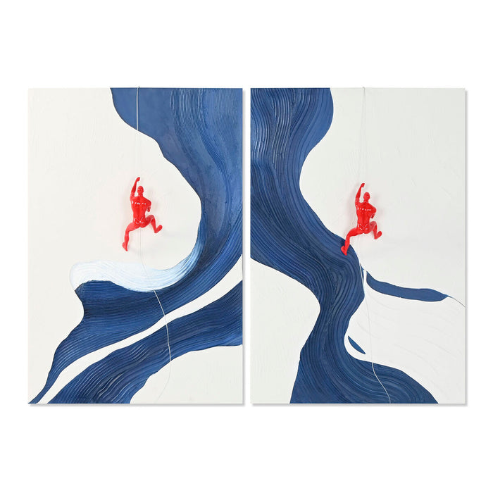 Lienzo Home ESPRIT Resina Lienzo 80 x 3,5 x 120 cm