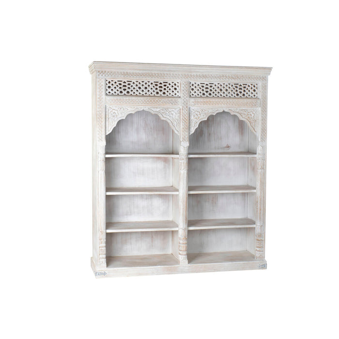Estantería Home ESPRIT Blanco Madera de mango Madera MDF 180 x 40 x 200 cm