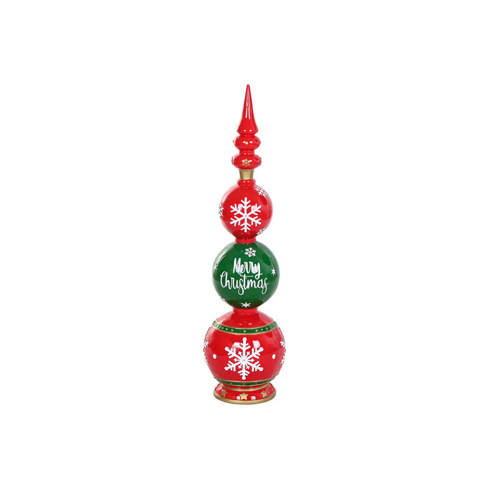 Christmas bauble Home ESPRIT Red Green