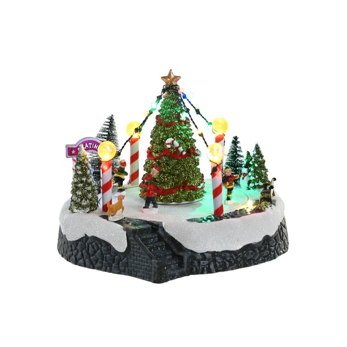 Adorno Navideño Home ESPRIT Multicolor Musical