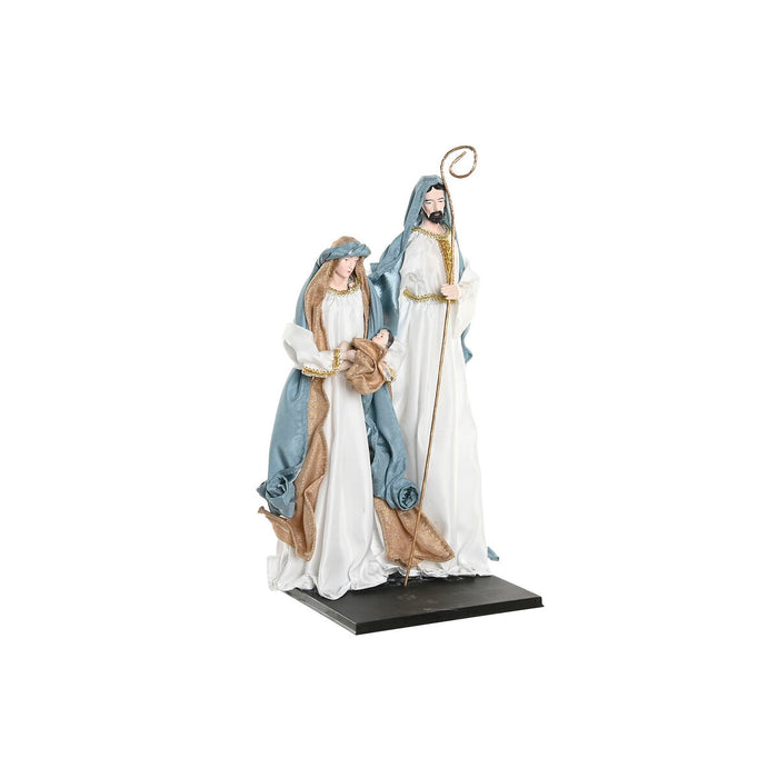 Belén de Navidad Home ESPRIT Azul Blanco 27 x 24 x 50 cm