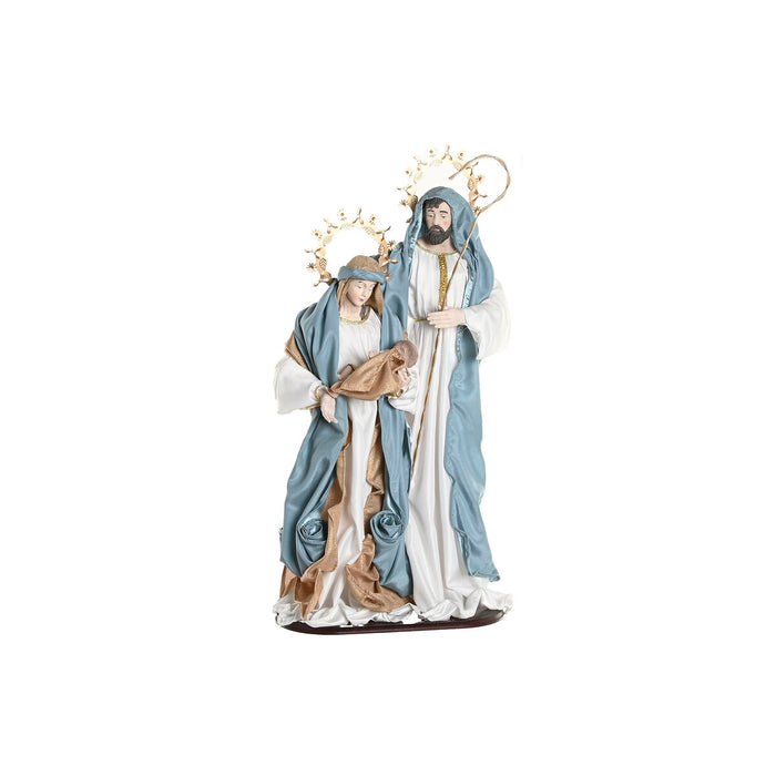 Christmas nativity set Home ESPRIT Blue White 48 x 28 x 90 cm