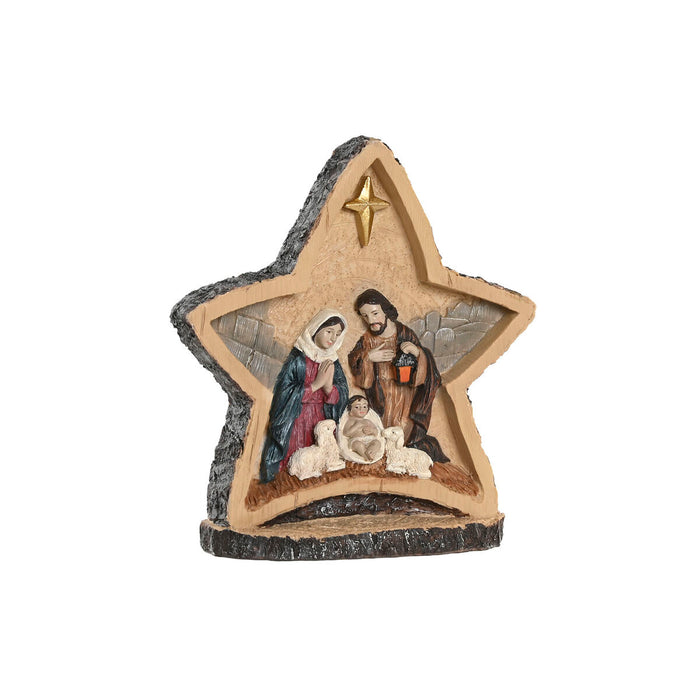 Belén de Navidad Home ESPRIT Multicolor Resina 15 X 5 X 16,5 CM