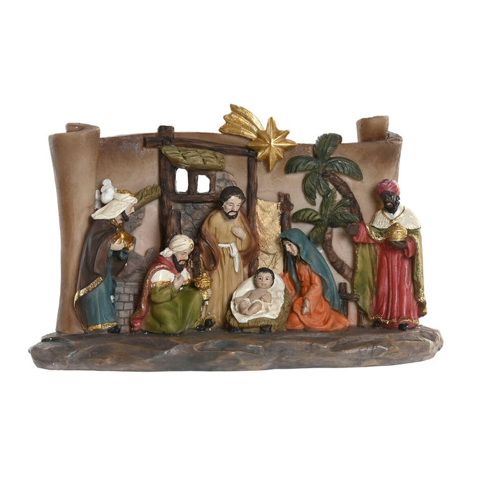 Belén de Navidad Home ESPRIT Multicolor Resina 21 X 8 X 12,5 CM
