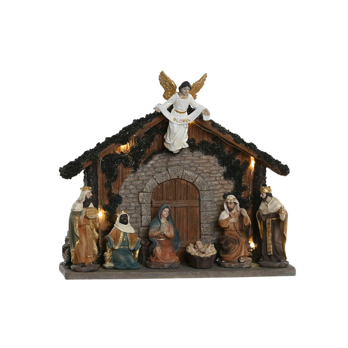 Belén de Navidad Home ESPRIT Multicolor Resina