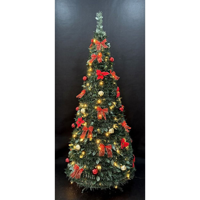 Árbol de Navidad Home ESPRIT Rojo Verde PVC
