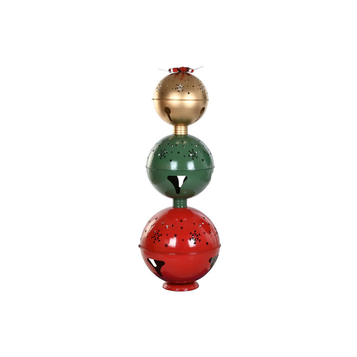 Décorations de Noël Home ESPRIT Rouge Vert Doré 61 X 61 X 163 CM