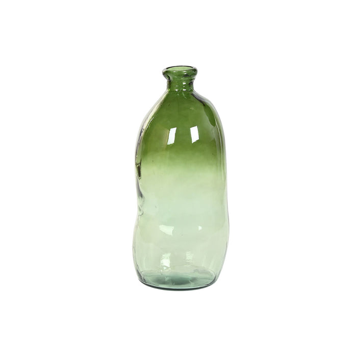 Jarrón Home ESPRIT Verde Cristal reciclado 34 x 34 x 73 cm
