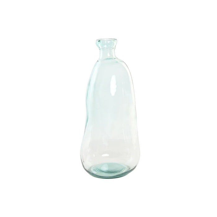 Vase Home ESPRIT Transparent Recycled glass 22 x 22 x 51 cm