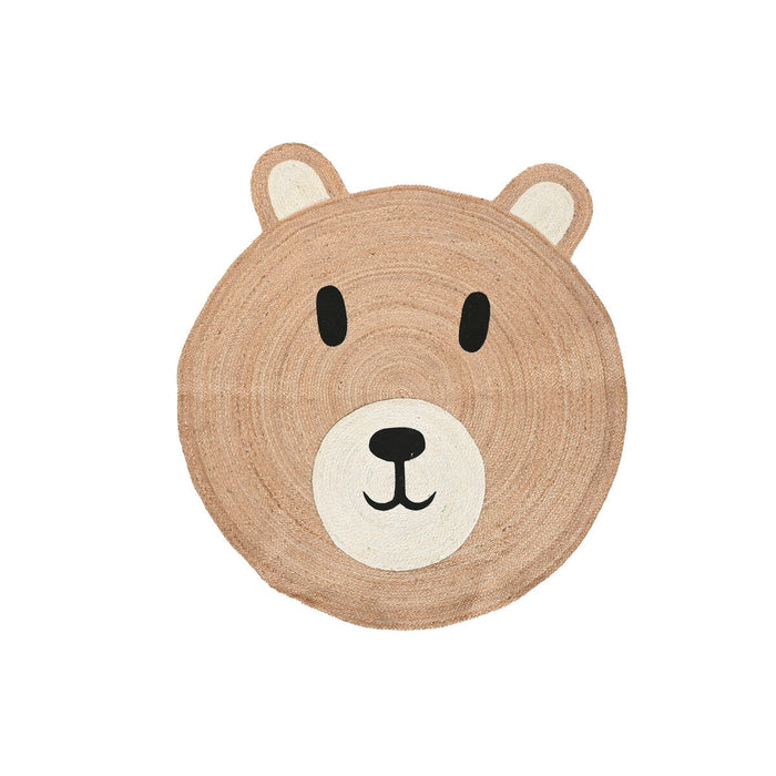 Alfombra Home ESPRIT Infantil Oso 120 x 120 x 1 cm
