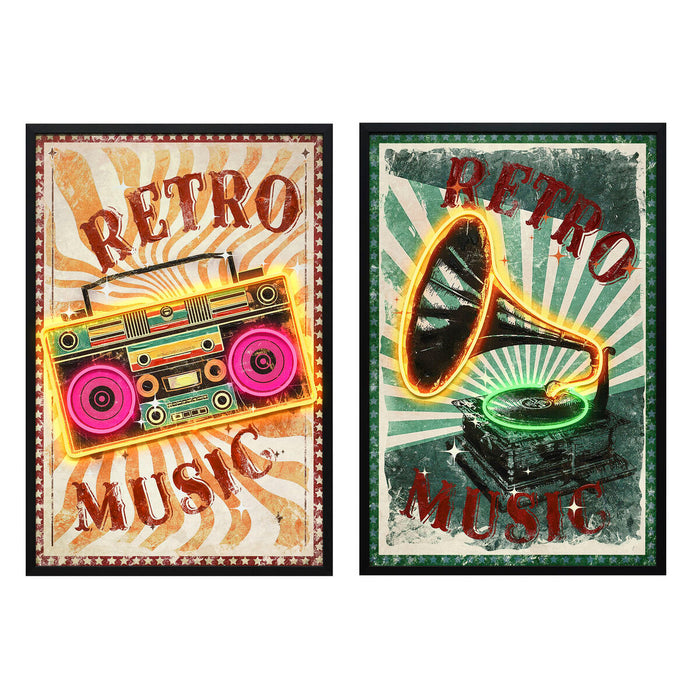 Canvas Home ESPRIT polystyrene Canvas 63 x 3 x 93 cm