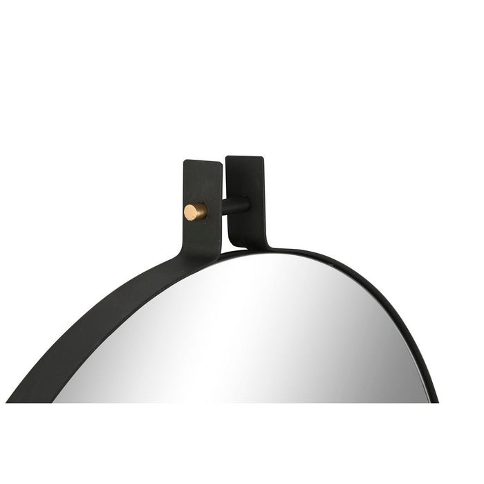 Espejo de pared Home ESPRIT Negro Dorado Moderno