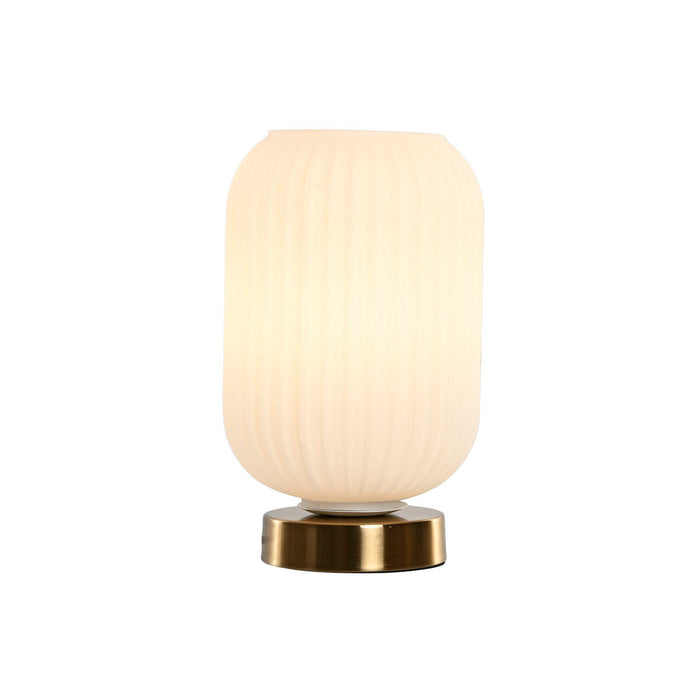 Desk lamp Home ESPRIT White Golden 50 W 220 V