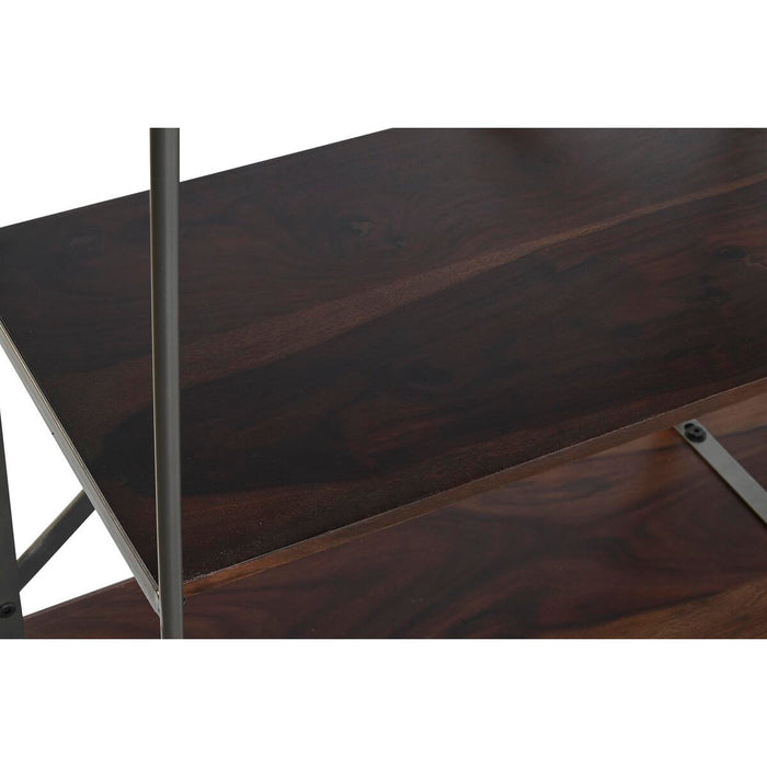 Estantería Home ESPRIT Negro Natural Madera Metal 213 x 43 x 220 cm