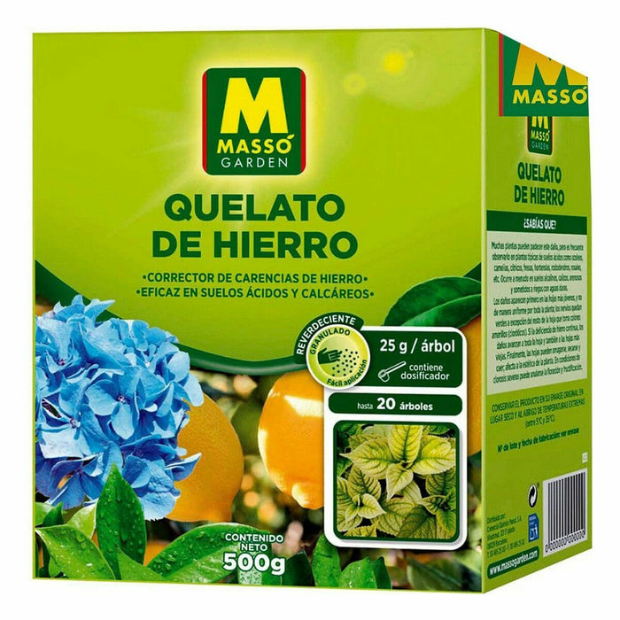 Fertilizante para plantas Massó Quelato 500 g Gránulos