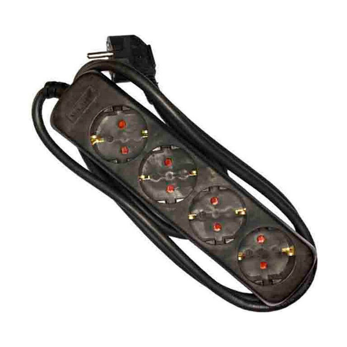 Regleta Enchufes 4 Tomas sin Interruptor EDM 41007 Schuko (1,5 m)