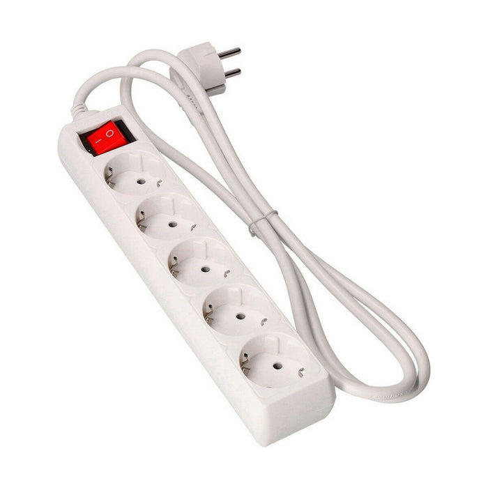 Power Socket - 5 sockets with Switch EDM 41011 Schuko (1,5 m)