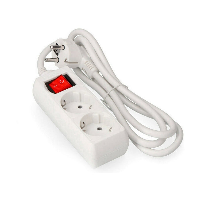 Regleta Enchufes 2 Tomas con Interruptor EDM 41016 Schuko (1,5 m)