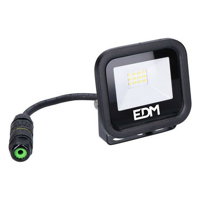 Floodlight/Projector Light EDM 70405 Black F 10 W 800 lm (4000 K)