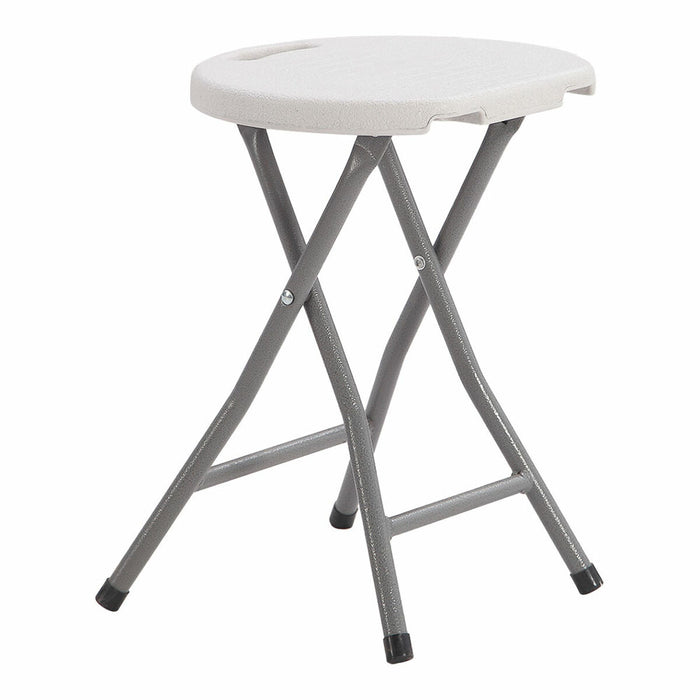 Taburete Plegable EDM 73798 Blanco 33 x 30 x 45 cm