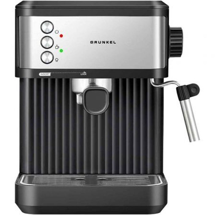 Cafetera Express de Brazo Grunkel CAFPRESSO-20AROMA Negro Plata