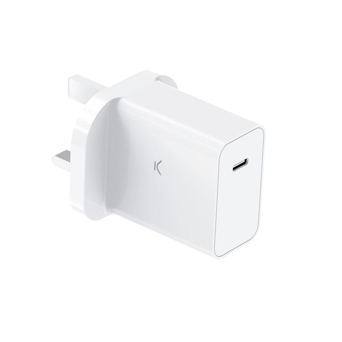 Cargador de Pared KSIX PPS Blanco 30 W