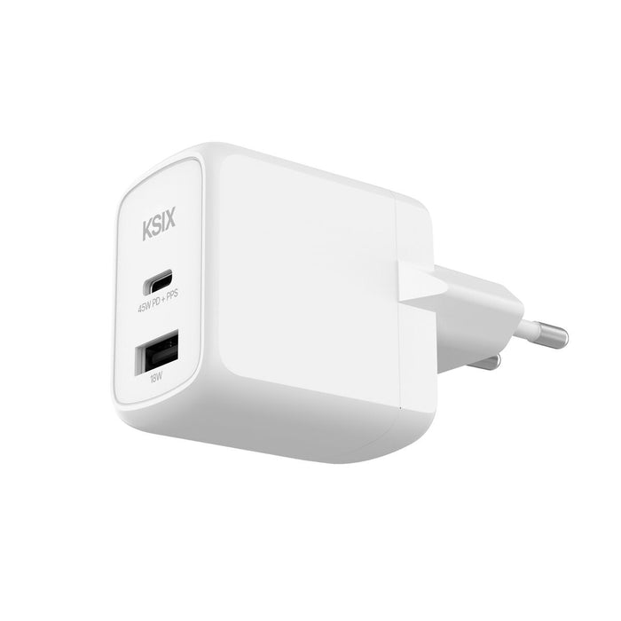 Chargeur mural KSIX Blanc 45 W