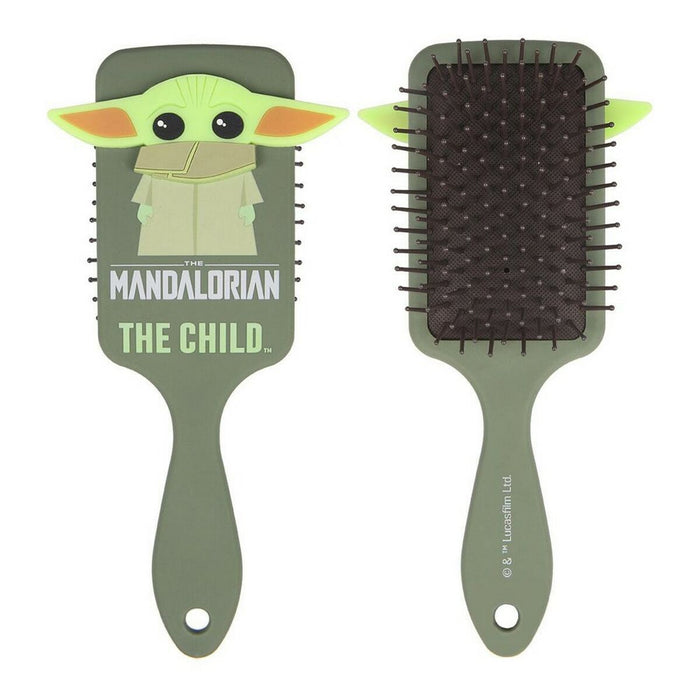 Detangling Hairbrush The Mandalorian 2500001476_ Green