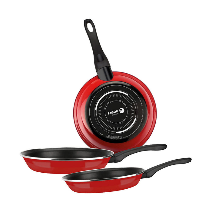 Set of pans Fagor Red
