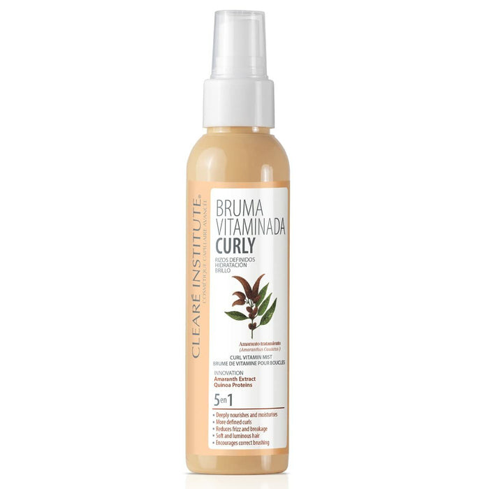 Bruma Capilar Clearé Institute Bruma Vitaminada Curly Con vitaminas Cabello rizado 5 en 1 125 ml