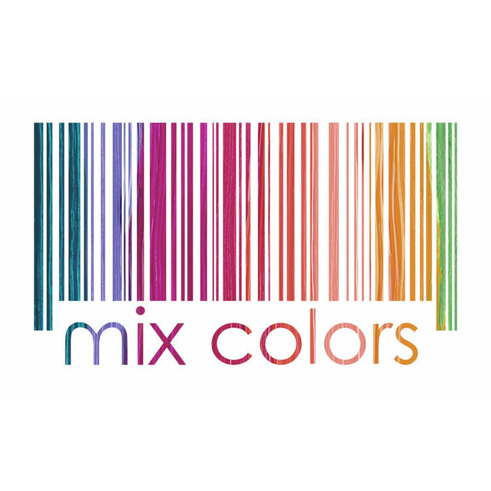 Drap Happy Home MIX COLORS Blanc 230 x 270 cm