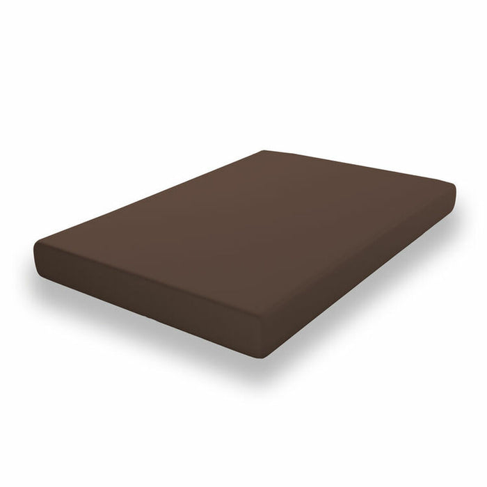 Fitted bottom sheet Happy Home Brown Small double